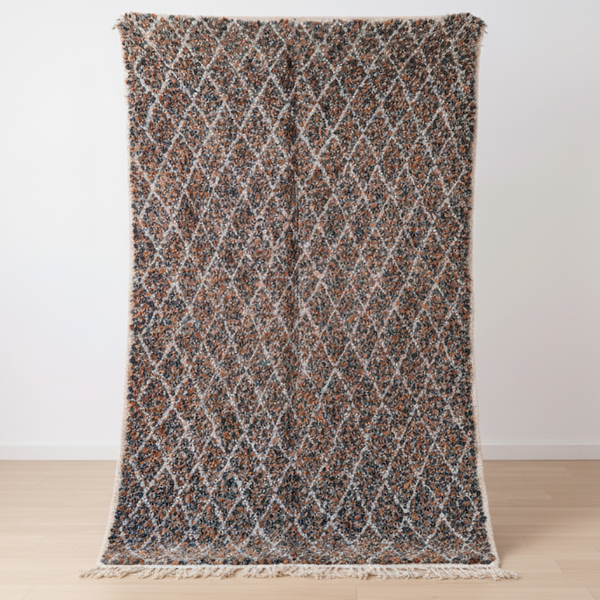 Multicolor Hand-Knotted Rug – 200 × 120 cm (79” × 47”)